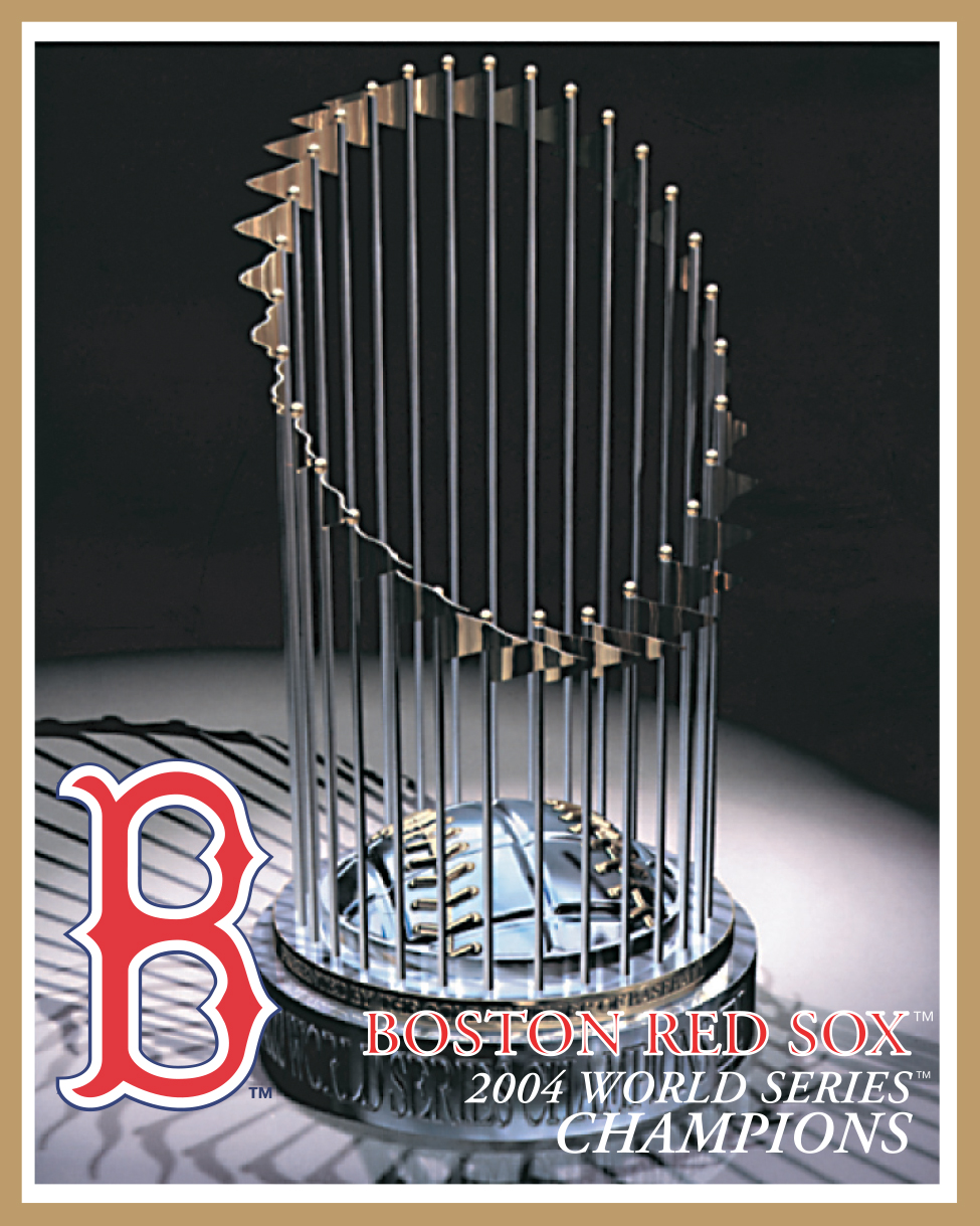 Red Sox Champagne Bottle